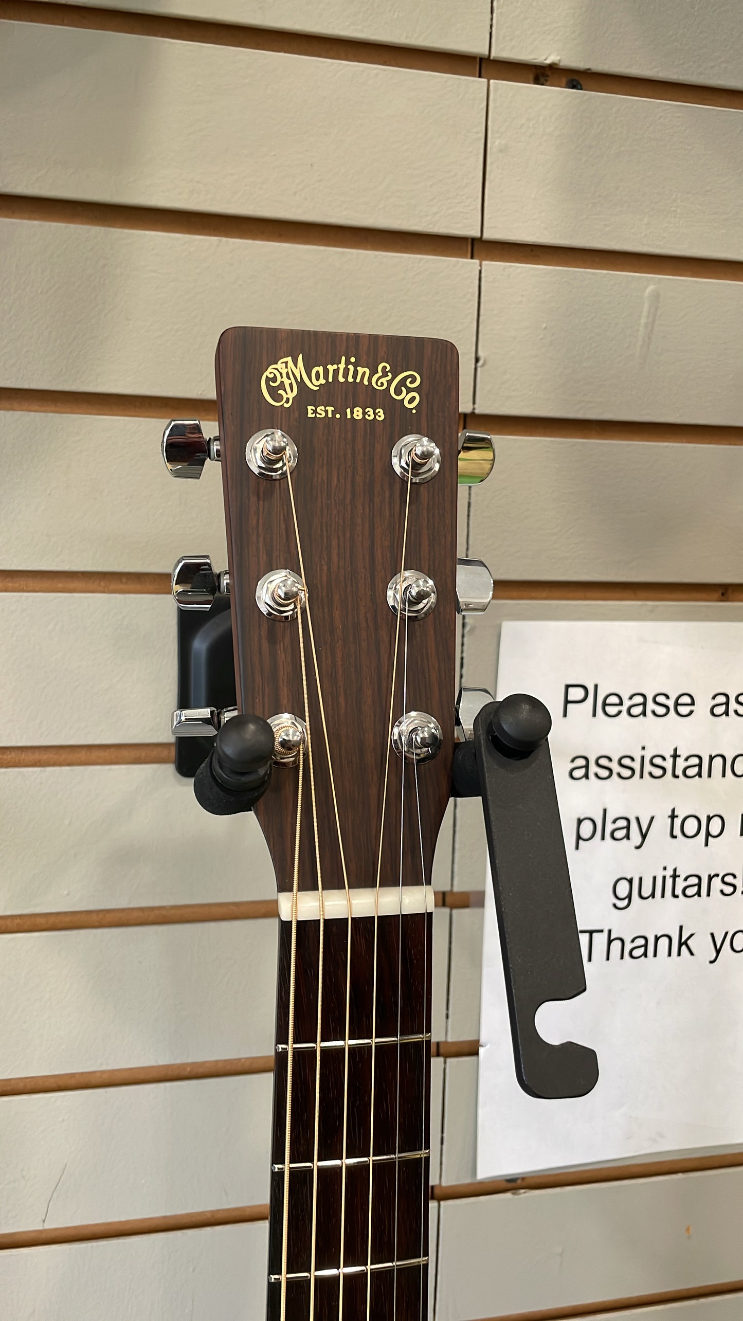 Martin DM Mahogany Dreadnought Acoustic Guitar