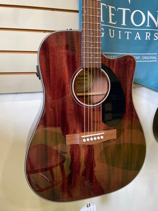 Fender Classic Series Acoustic/Electric CD-60SCE All Mahogany