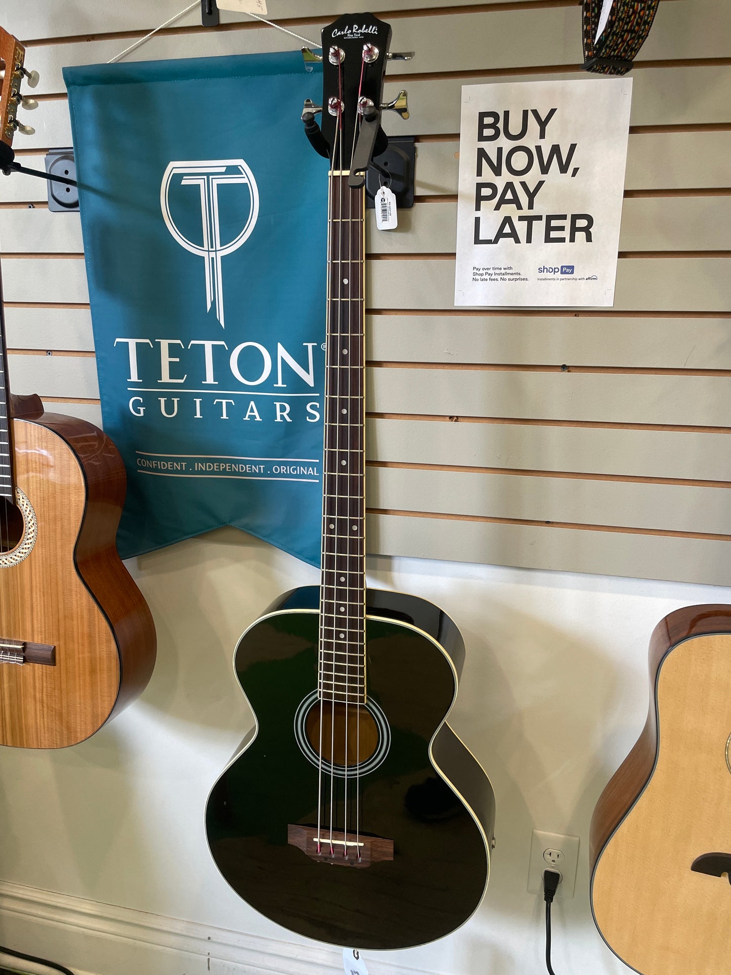 Carlo Robelli Acoustic/Electric Bass Guitar
