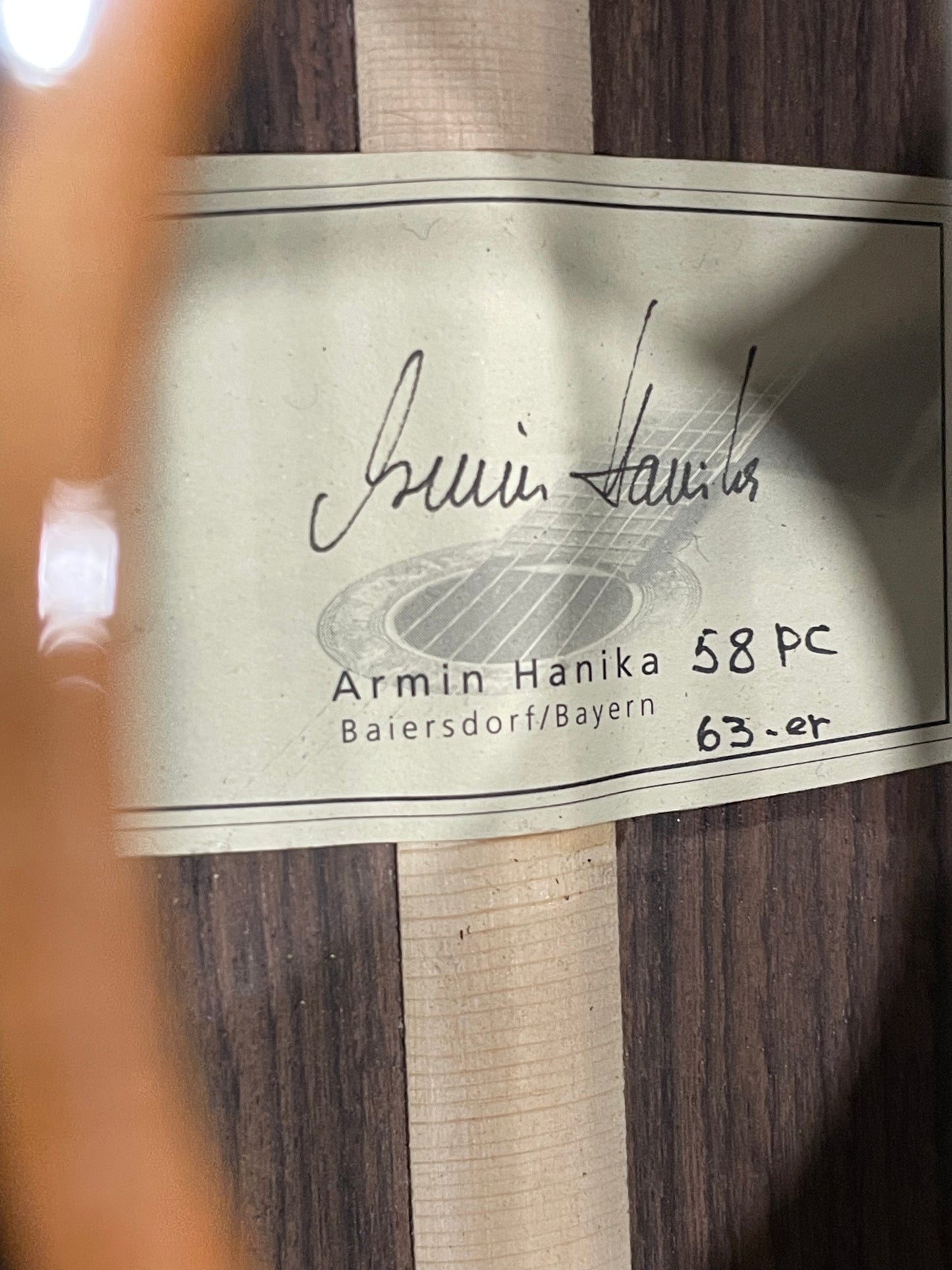 Armin Hanika 58PC 63-er Classical Guitar