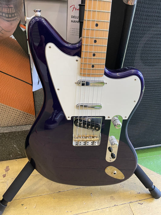 Telemaster Custom Electric Guitar – Candy Purple Mahogany Offset (Used)